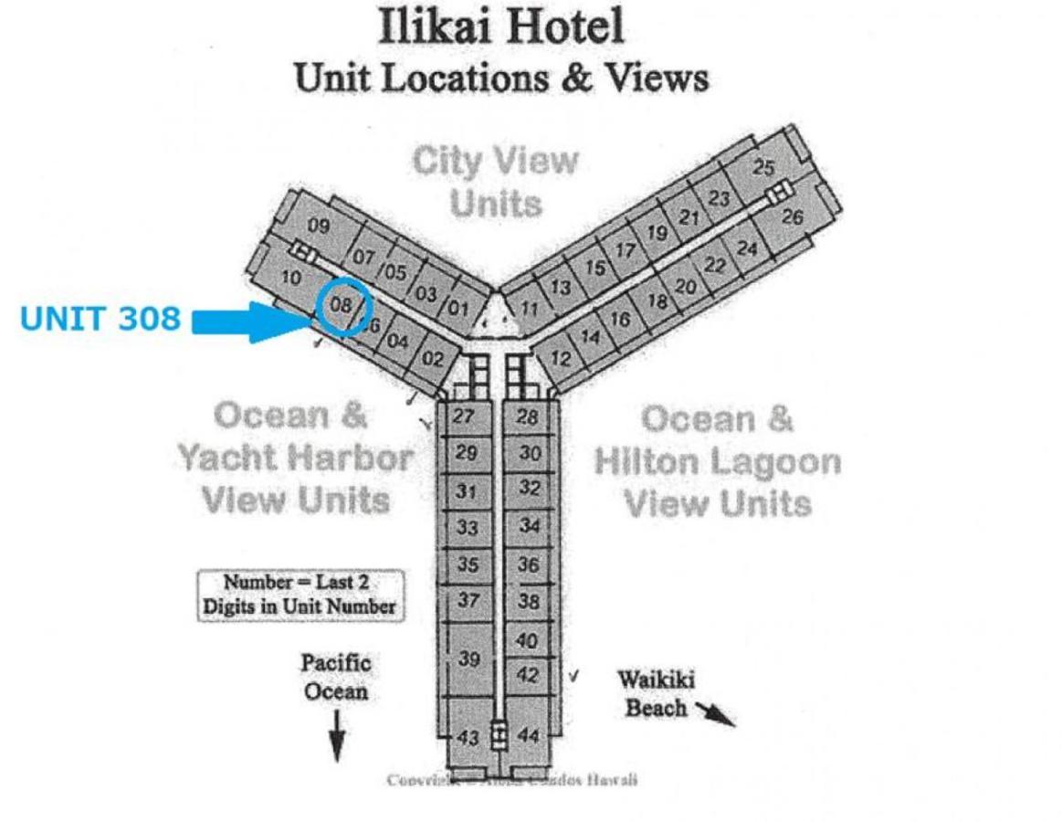 Ilikai Apt 308 - Spacious Studio With Stunning Ocean & Harbor Views Honolulu Kültér fotó